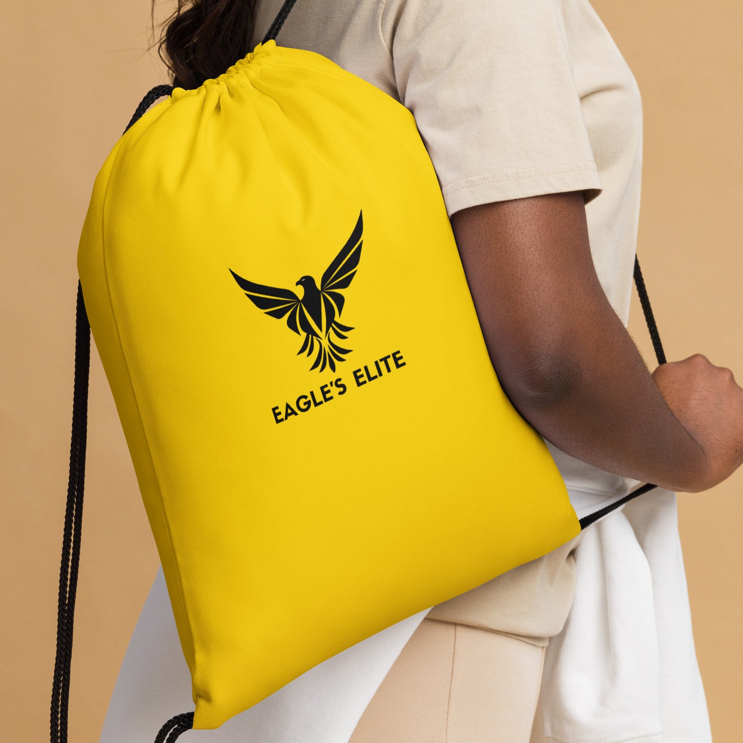 Gold Drawstring bag - Eagle's Elite