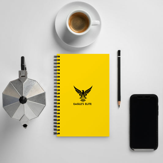 Gold Spiral notebook - Eagle's Elite